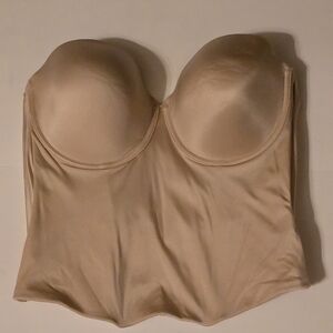 Maidenform Tan Strapless Bustier